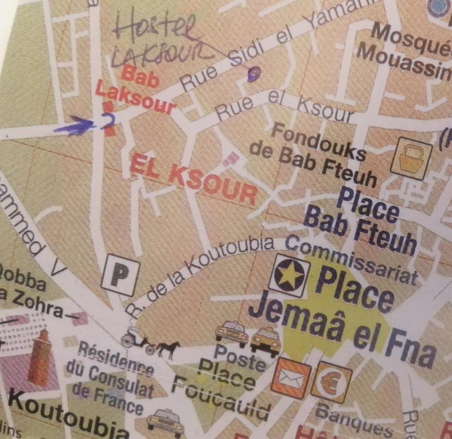 Hostel Laksour Marrakesh Eksteriør billede